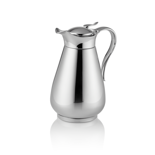 Isolierkanne, 0,6 ltr., Ø 10,5 cm, Höhe 10,5 cm, Chromnickelstahl 18/8 