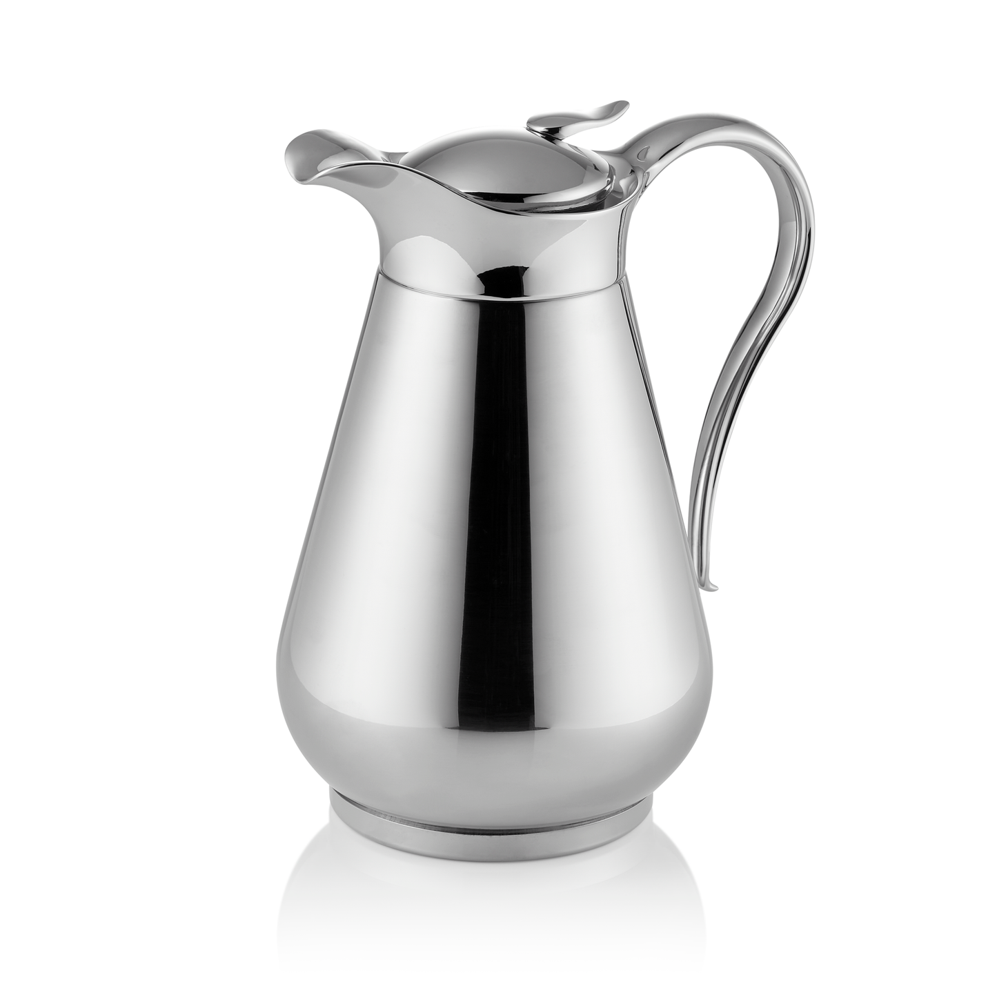 Isolierkanne, 1 ltr., Ø 13,5 cm, Höhe 19 cm, Chromnickelstahl 18/8 
