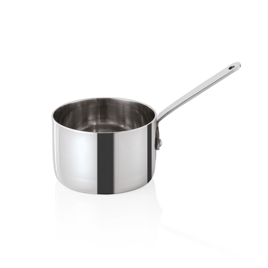 Mini Servierkasserolle Set, 130 ml, Ø 7 cm, Set á 6 Stück, Chromnickelstahl 