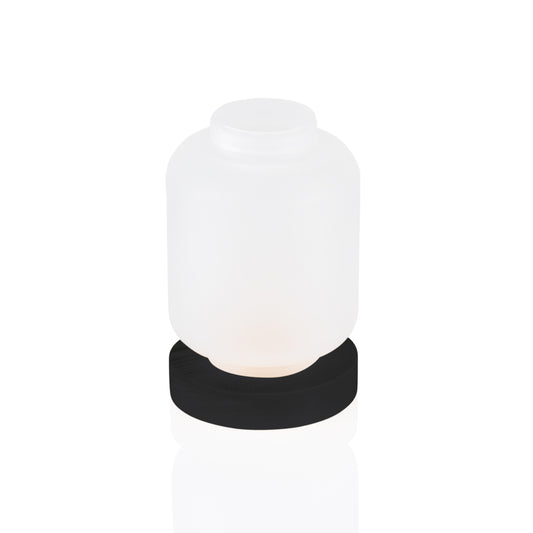 Candle Holder Frosted White YUYU, Ø 9 cm, Höhe 13 cm, Glas 
