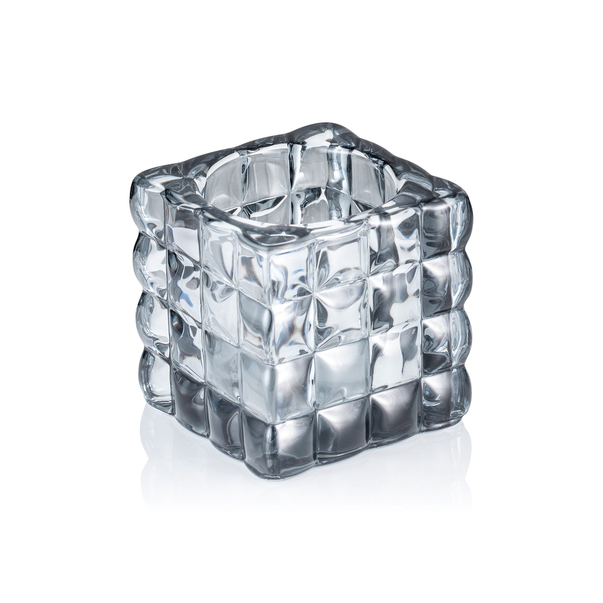 Cube Smoke Grey YUYU, 8 x 8 x 8 cm, Glas  