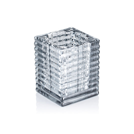 Cube Smoke Grey YUYU, 7,5 x 7,5 x 9,5 cm, Glas  