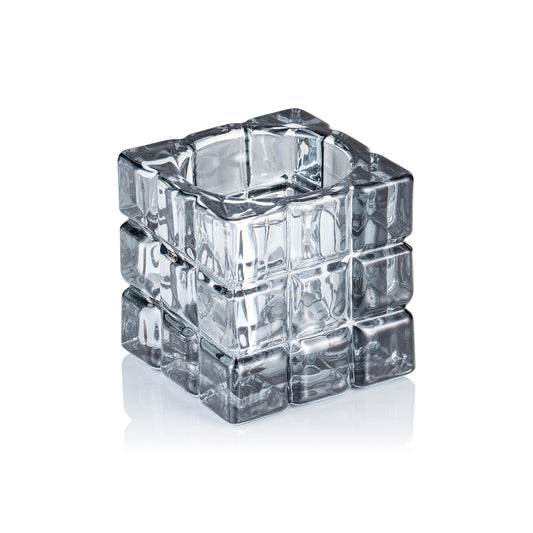 Cube Smoke Grey YUYU, 6,5 x 6,5 x 6,5 cm, Glas  