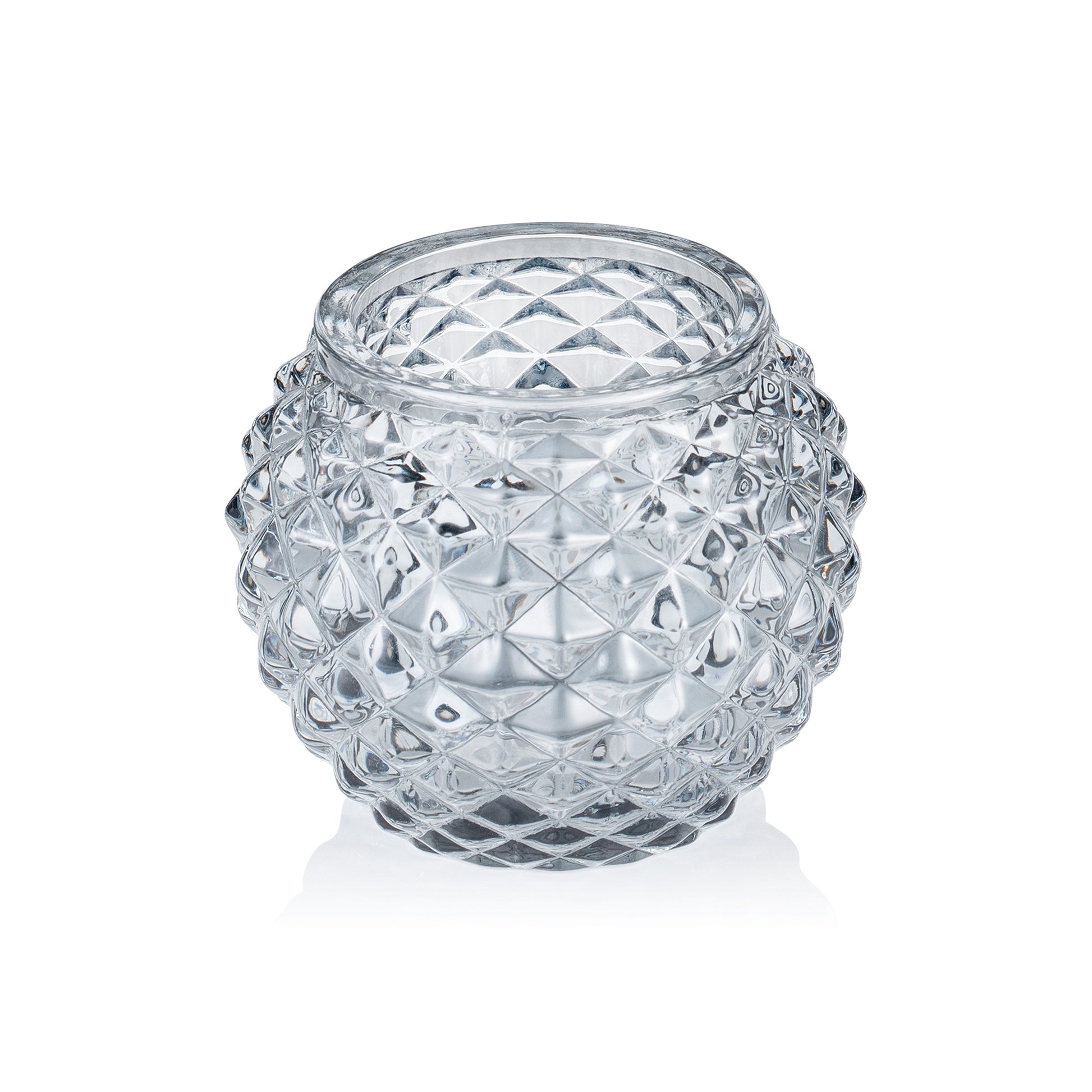 Ball Smoke Grey YUYU, Ø 7,5 cm, Höhe 6 cm, Glas  