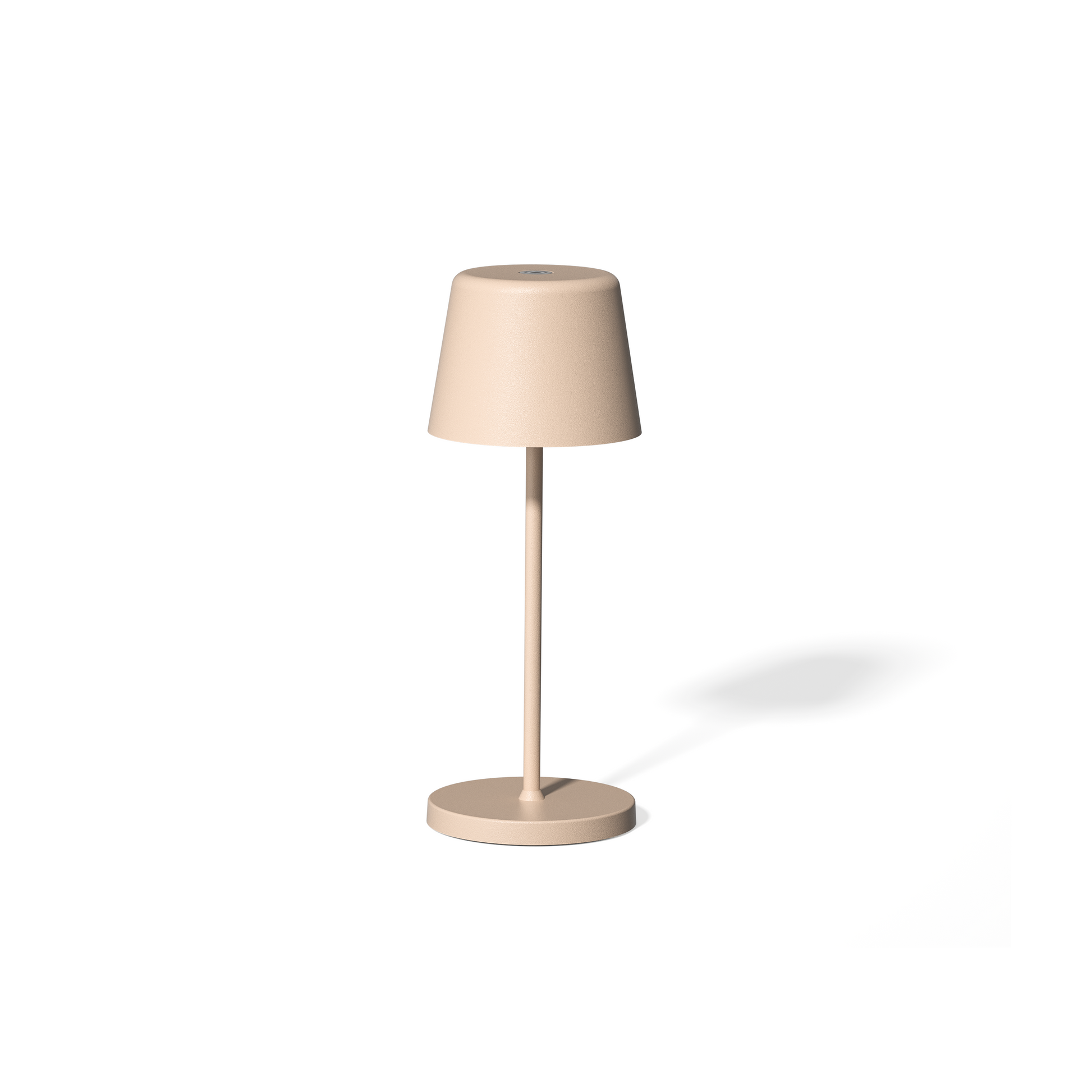 LED Tischleuchte YUYU ALEX, Sand Matt, Höhe 20,8 cm, Ø 7,6 cm, Aluguss 