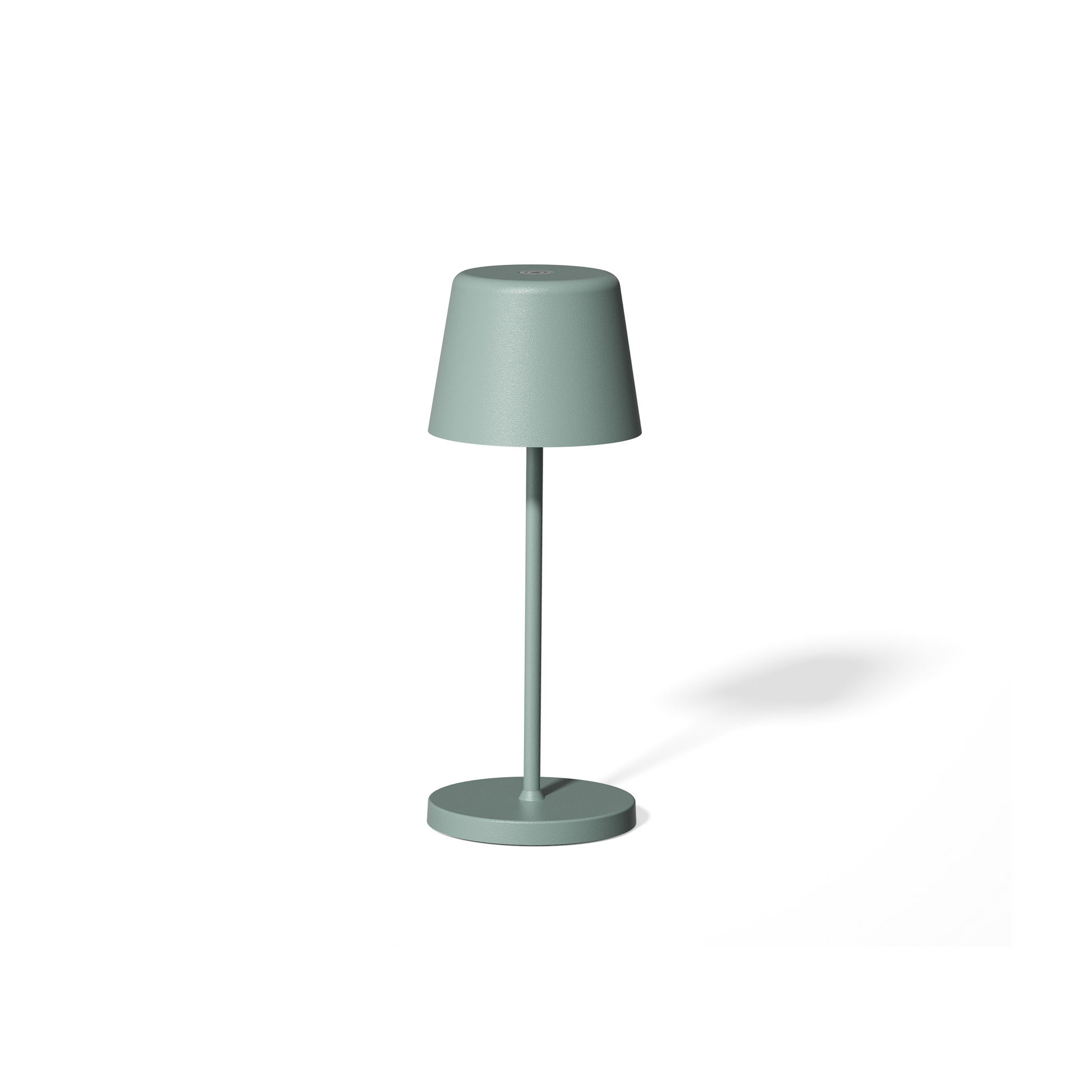 LED Tischleuchte YUYU ALEX, Mint Matt, Höhe 20,8 cm, Ø 7,6 cm, Aluguss 
