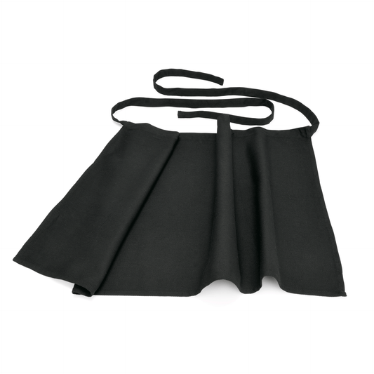 Schürze, 95 x 50 cm, schwarz, Baumwolle  