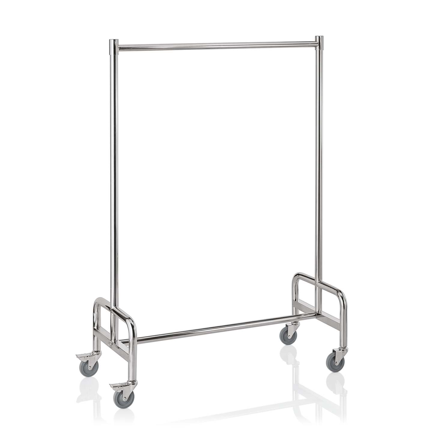 Garderobenwagen, 120 x 53 x 170 cm, Chromnickelstahl 