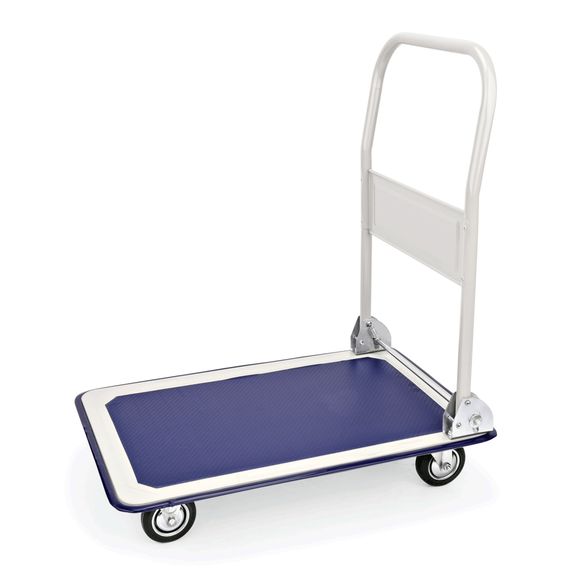Plattformwagen, 74 x 48 x 84 cm, Edelstahl, Polypropylen 