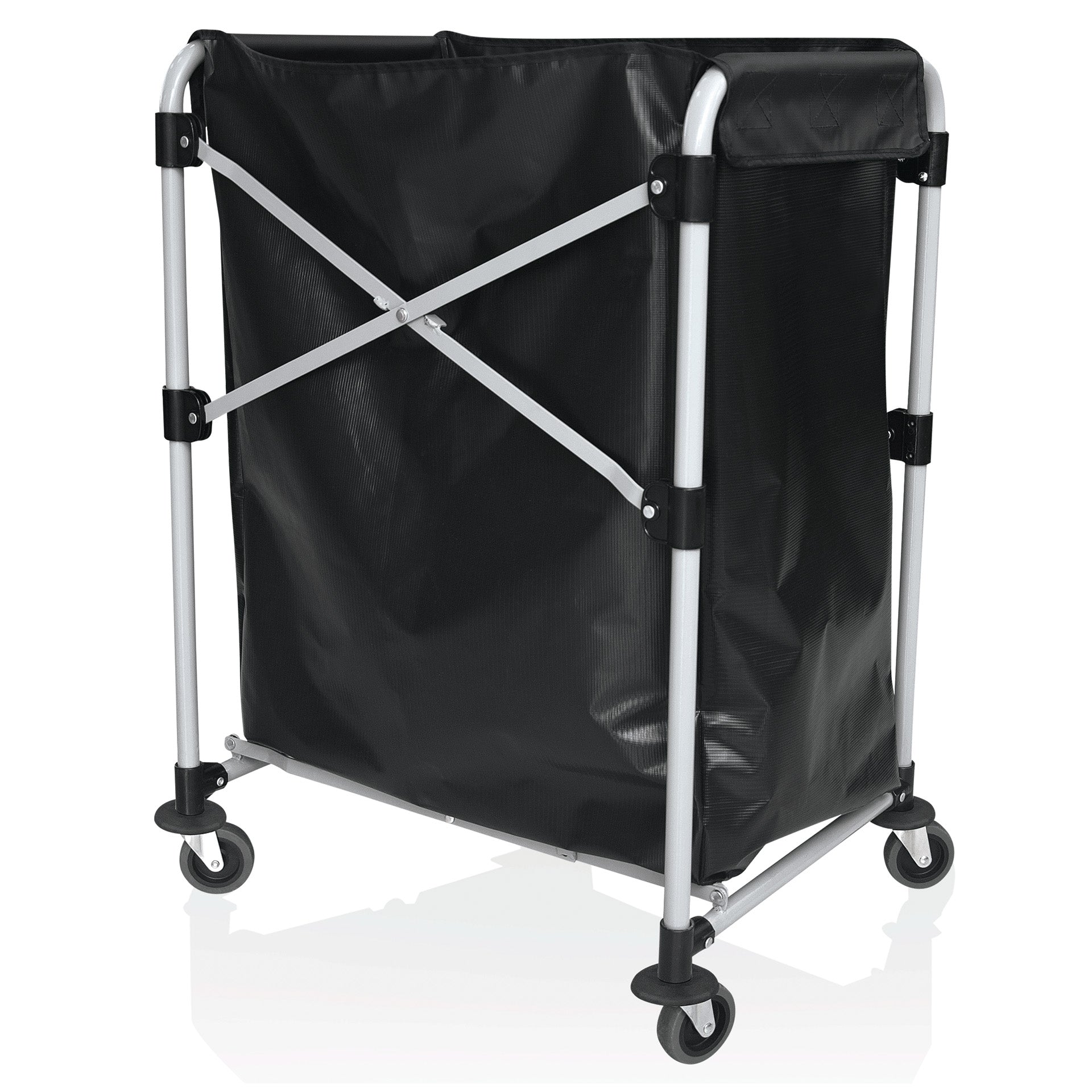 Wäschewagen, 66 x 50 x 86 cm, Eisen, Pulverbeschichtet, PVC 