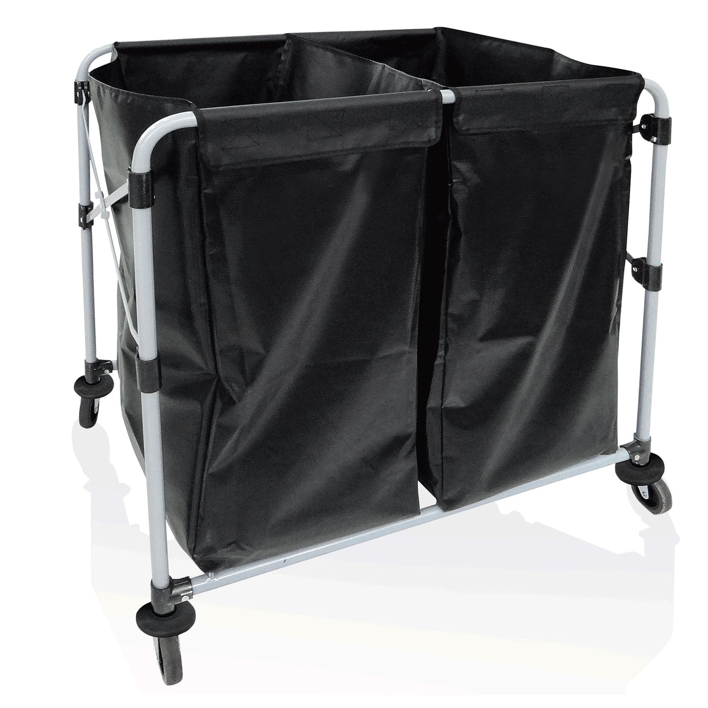 Wäschewagen Double, 90 x 66 x 86 cm, Eisen, Pulverbeschichtet, PVC 