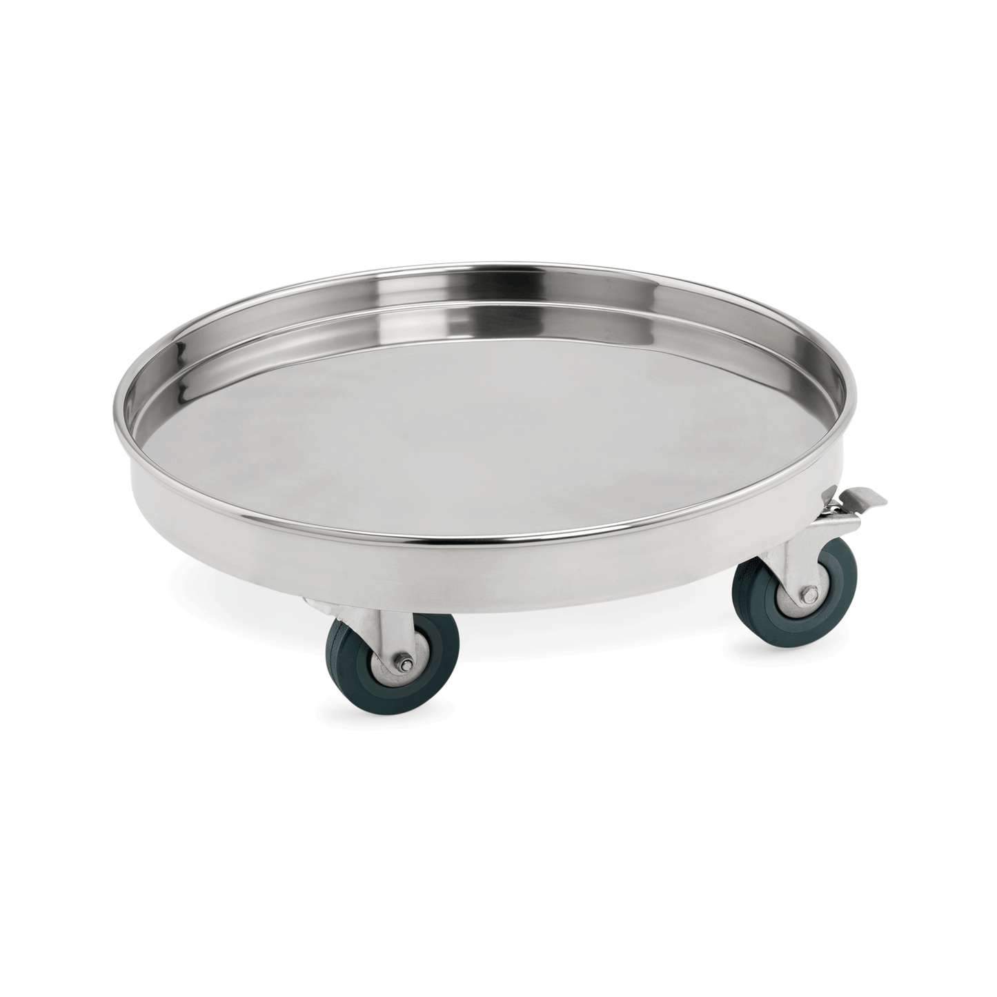 Transporttrolley 4452 400, Ø 42 cm, Chromnickelstahl 