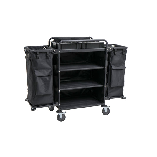 Zimmerservicewagen, 150 x 55 x 110 cm, Stahl, Plastic, Nylon 