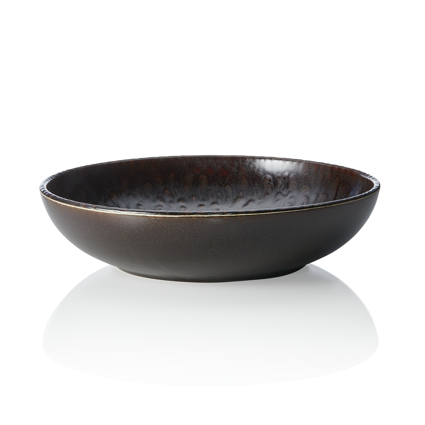 Schale ROCKZZERO, Ø 28 cm, 2 ltr., one metallic brown, Steinzeug 