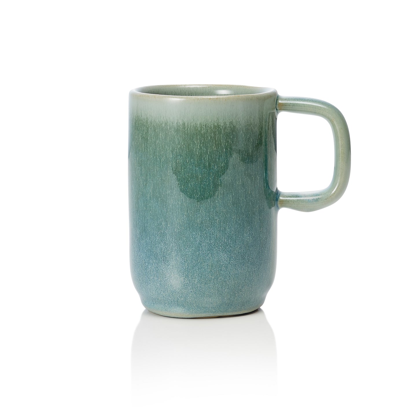 Becher Set ROCKZZERO ONE MYRTLE GREEN, 370 ml, Set á 6 Stück, myrtle green, Steinzeug 