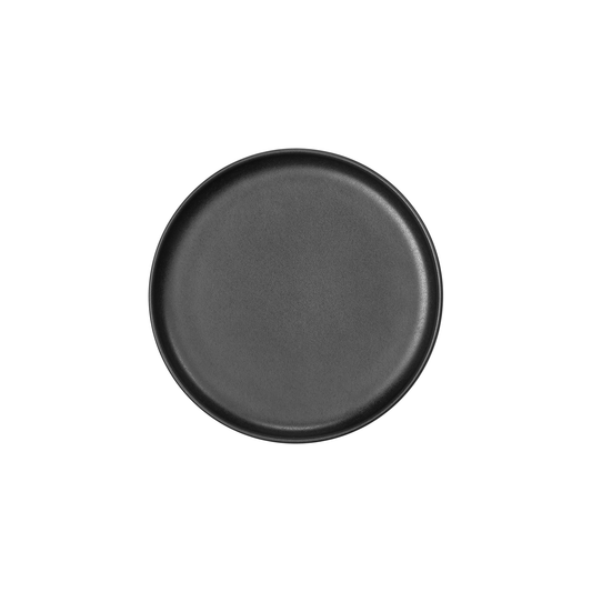 Teller Set ROCKZZERO, flach, Ø 17,5 cm, Set á 6 Stück, one midnight, Steinzeug 