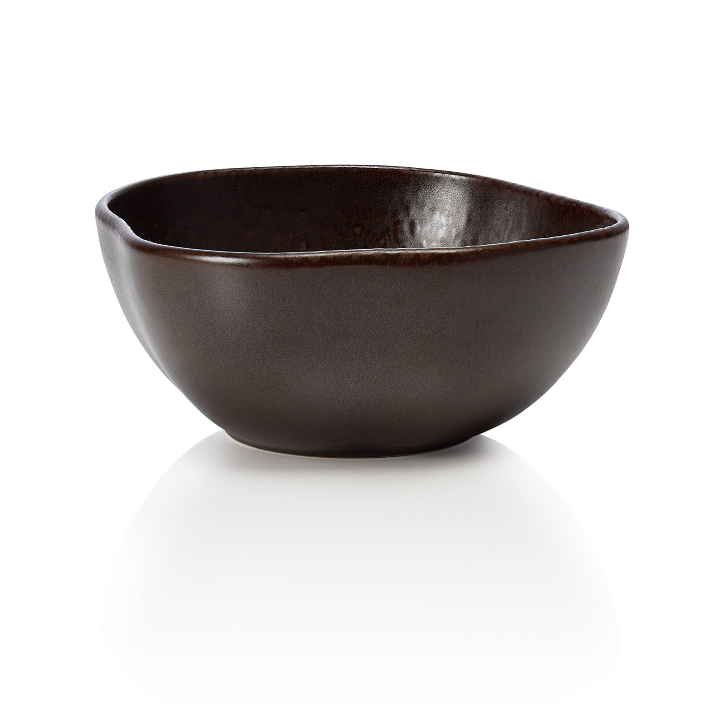Schale Set ROCKZZERO, tief, Ø 16 cm, 0,5 ltr., Set á 6 Stück, organic metallic brown, Steinzeug 