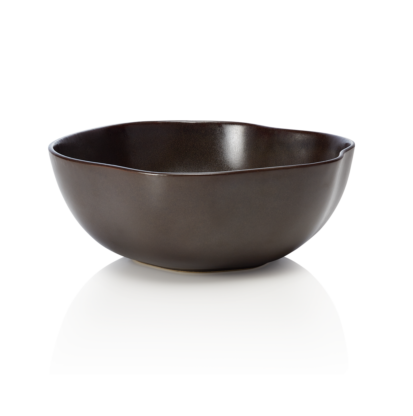 Schale ROCKZZERO, Ø 28 cm, 2 ltr., organic metallic brown, Steinzeug 