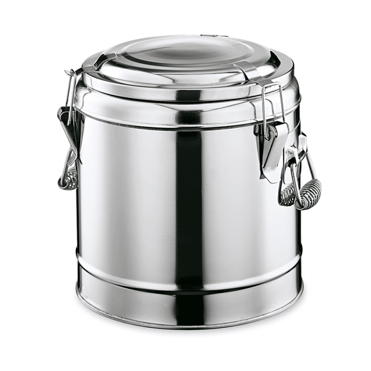Thermospeisetransportbehälter, 31 ltr., Ø 41 cm, Chromnickelstahl 