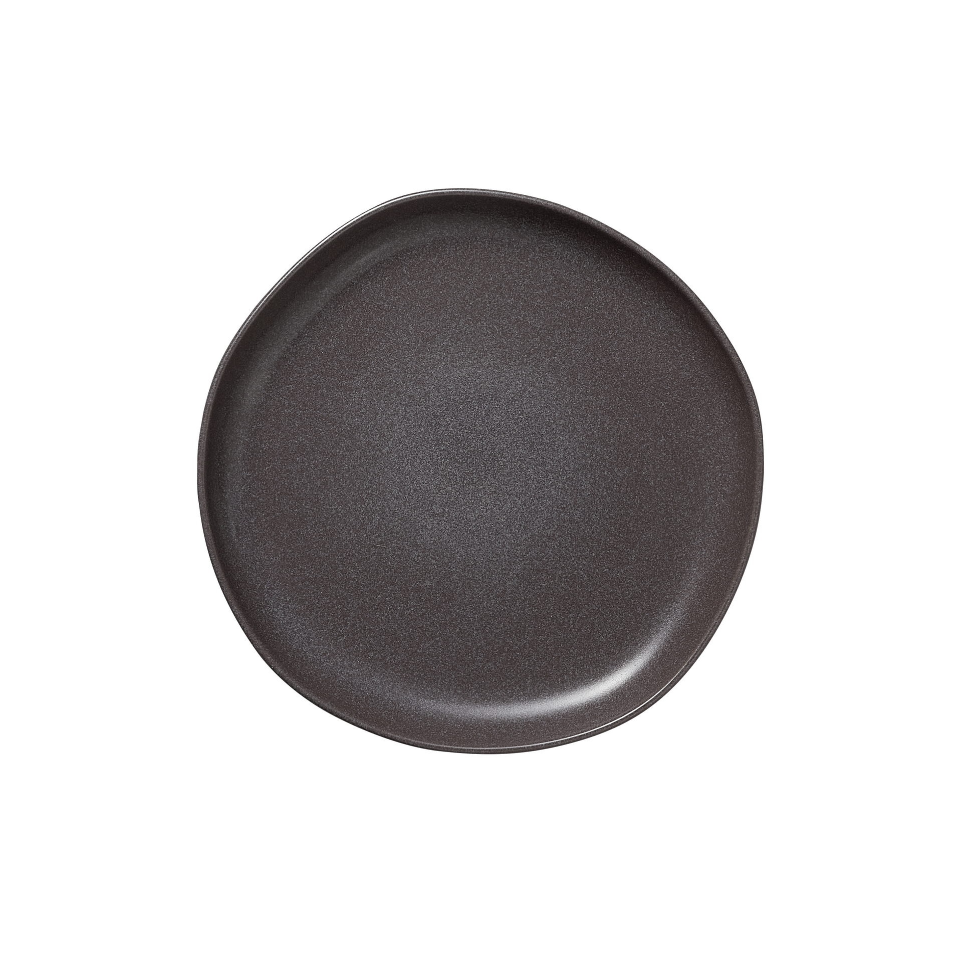 Teller Set ROCKZZERO, flach, Ø 22 cm, Set á 6 Stück, organic stone grey, Steinzeug 