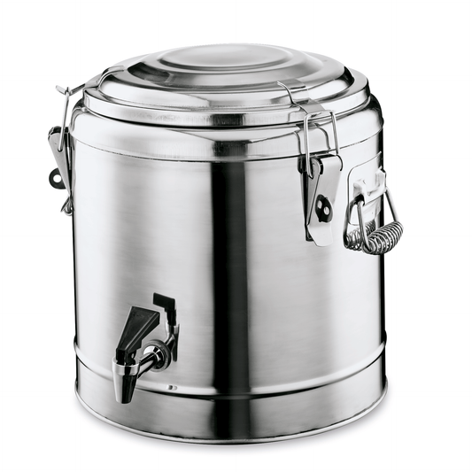 Thermogetränkebehälter, 31 ltr., Ø 40 cm, Chromnickelstahl 