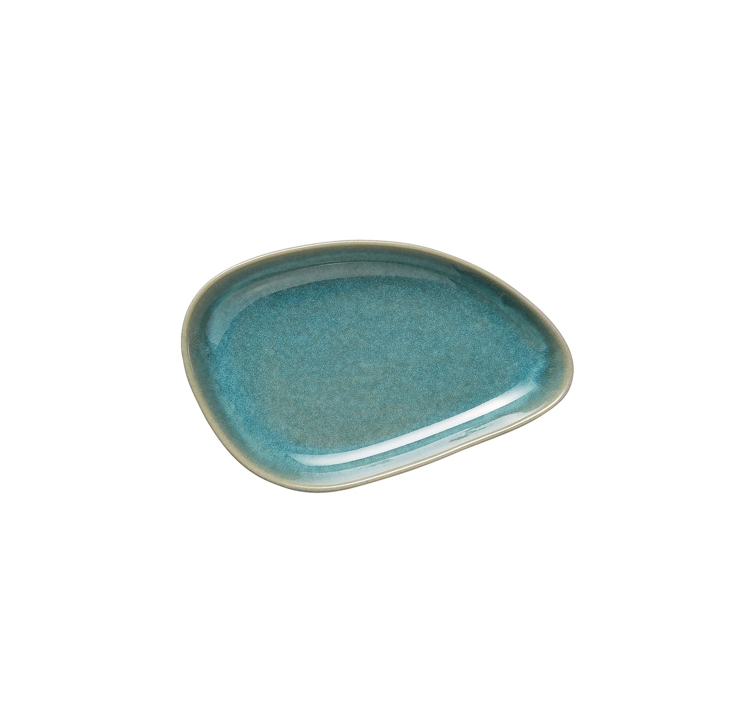 Snackteller Set ROCKZZERO, 14,5 x 9,5 cm, Set á 6 Stück, organic myrtle green, Steinzeug 