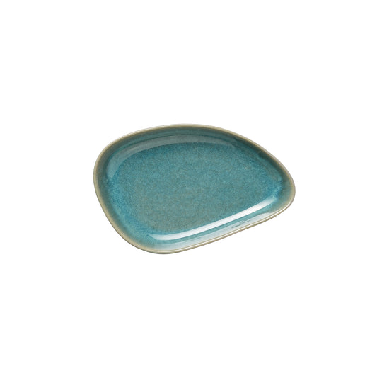 Snackteller Set ROCKZZERO, 14,5 x 9,5 cm, Set á 6 Stück, organic myrtle green, Steinzeug 