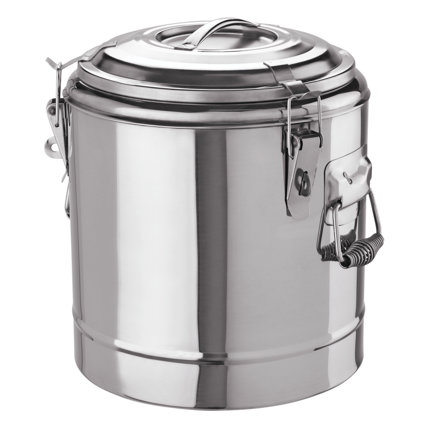 Thermospeisetransportbehälter, 35 ltr., Ø 40 cm, Chromnickelstahl 
