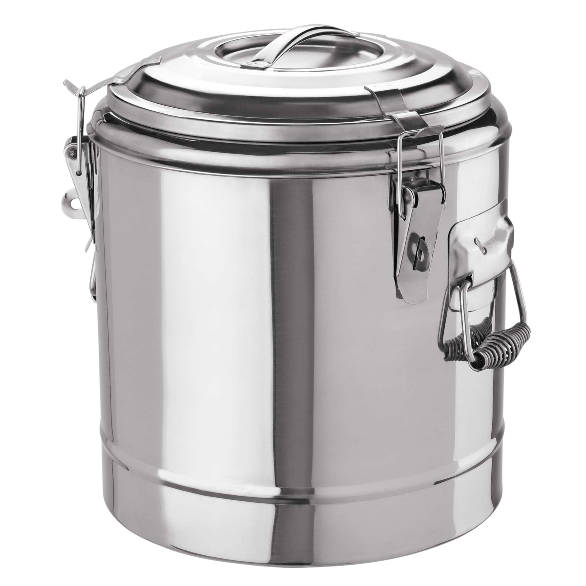 Thermospeisetransportbehälter, 35 ltr., Ø 40 cm, Chromnickelstahl 