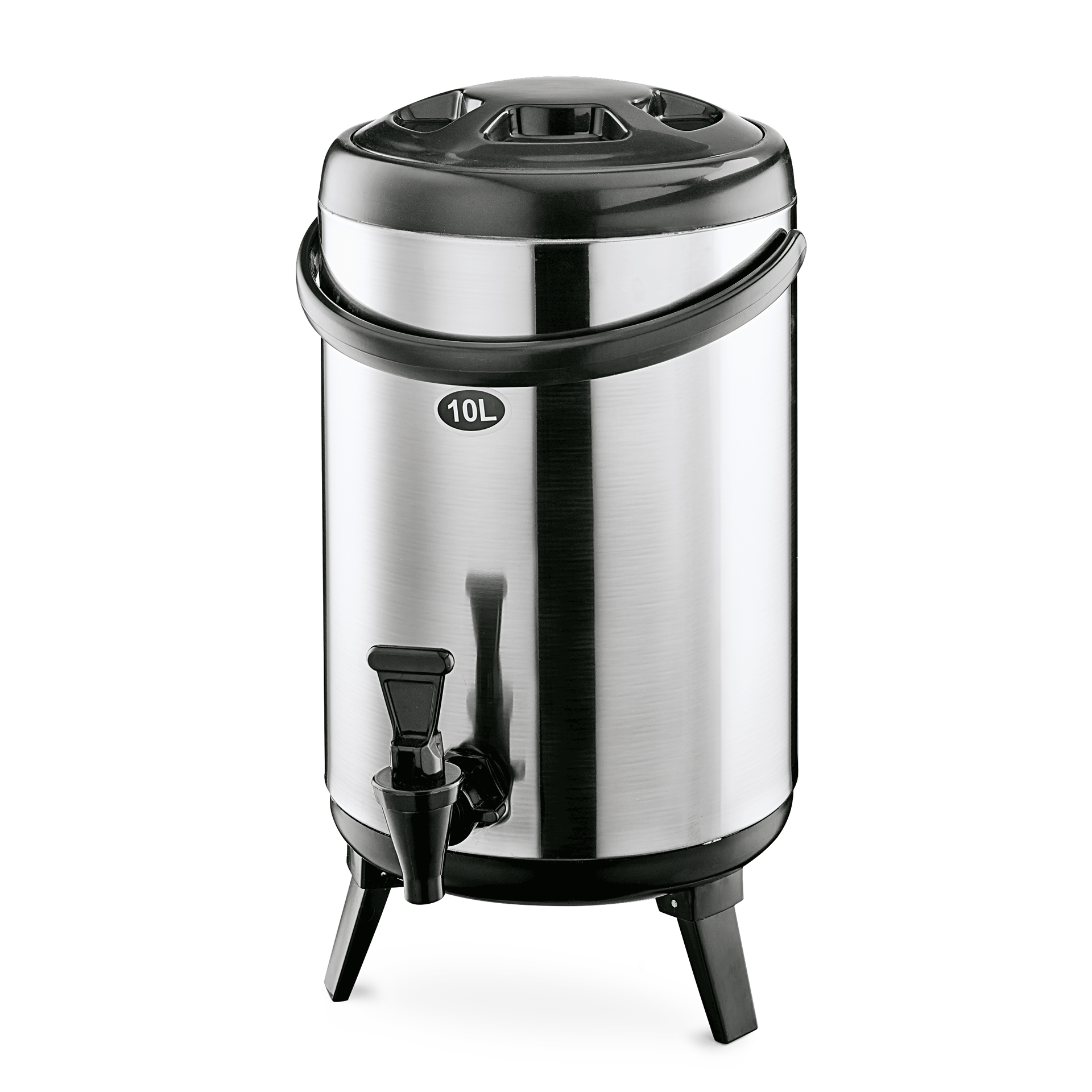 Thermogetränkebehälter, 12 ltr., Ø 24 cm, Edelstahl 