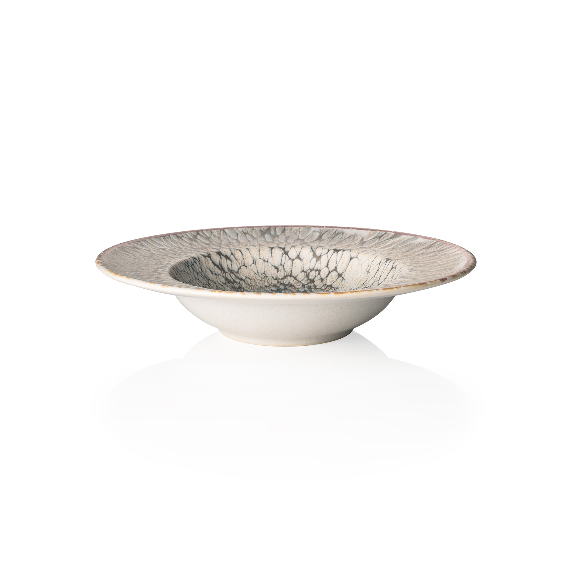 Pastateller Set ROCKZZERO, Ø 27 cm, Set á 4 Stück, coupe iris, Steinzeug 