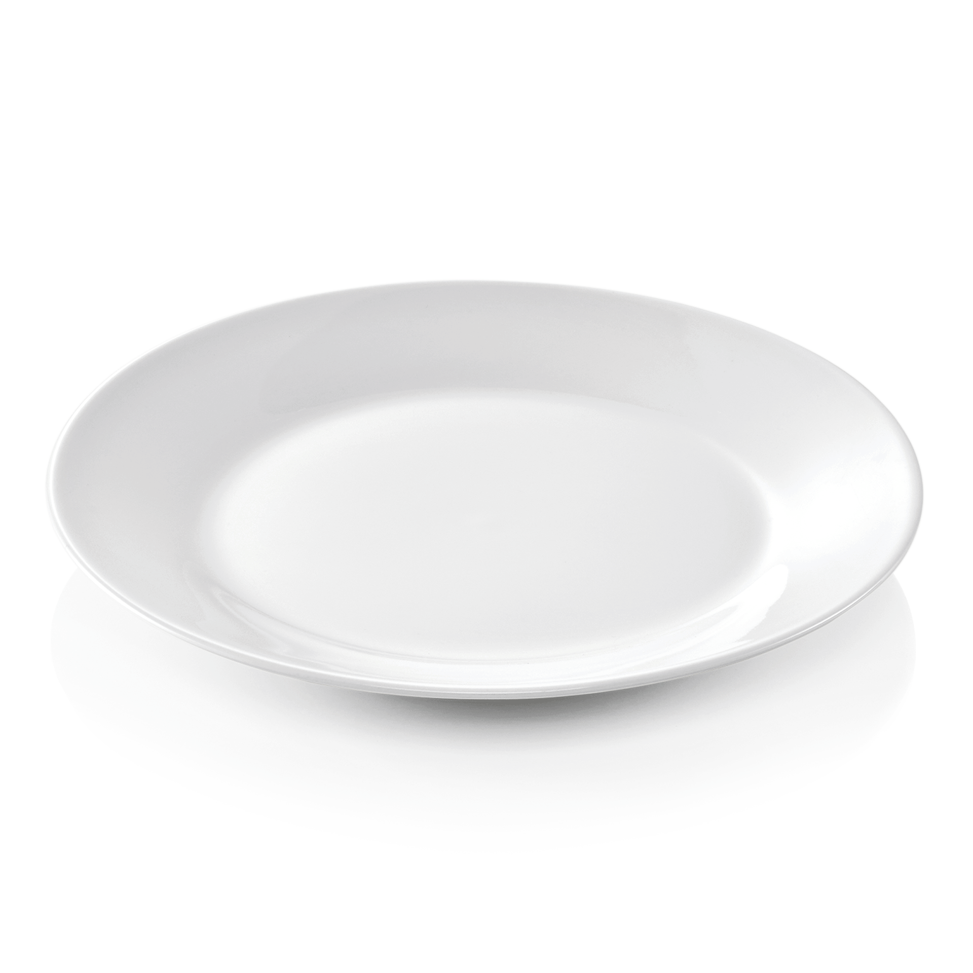 Teller Set, flach, Ø 19 cm, Set á 12 Stück, Porzellan  