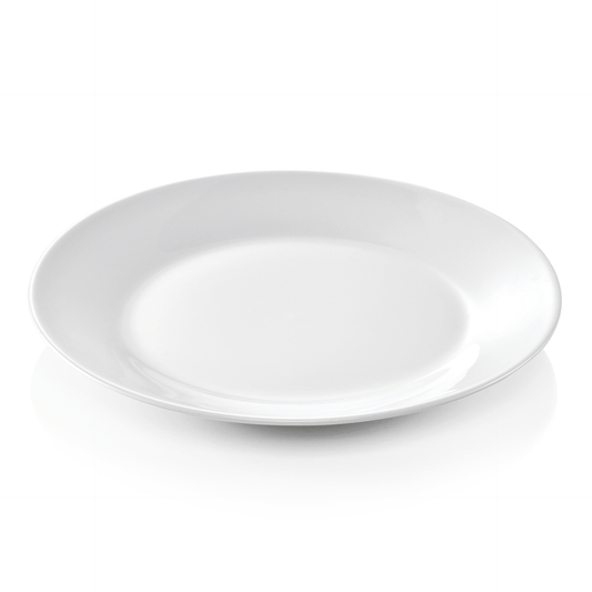 Teller Set, flach, Ø 19 cm, Set á 12 Stück, Porzellan  