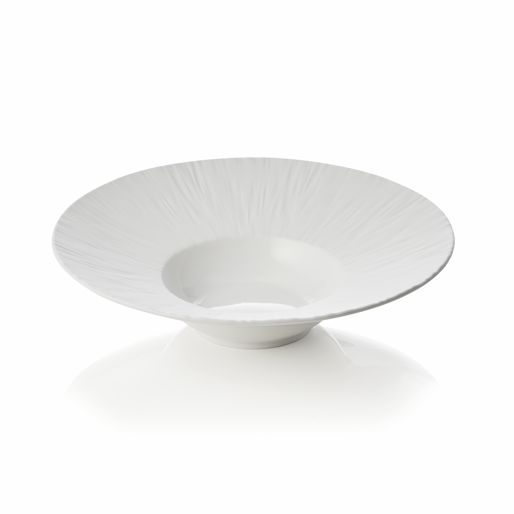 Pastateller Set MAYA SHIRO, Ø 24 cm, 110 ml, weiß, Set á 3 Stück, Porzellan  