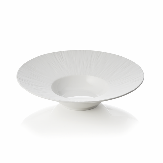Pastateller Set MAYA SHIRO, Ø 24 cm, 110 ml, weiß, Set á 3 Stück, Porzellan  