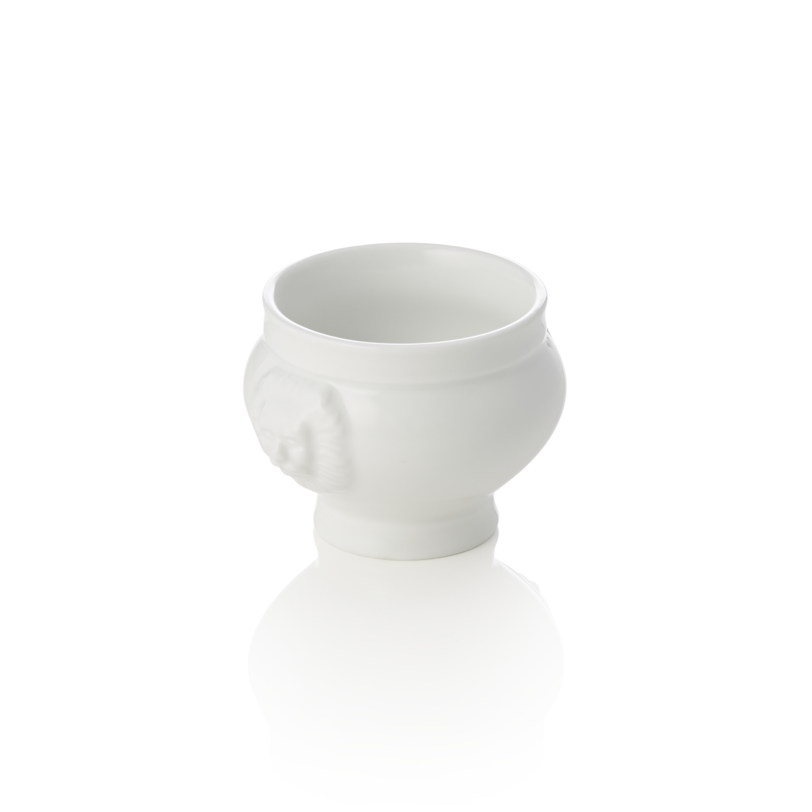 Löwenkopfterrine Set, Ø 5 cm, 50 ml, Set á 12 Stück, Porzellan  