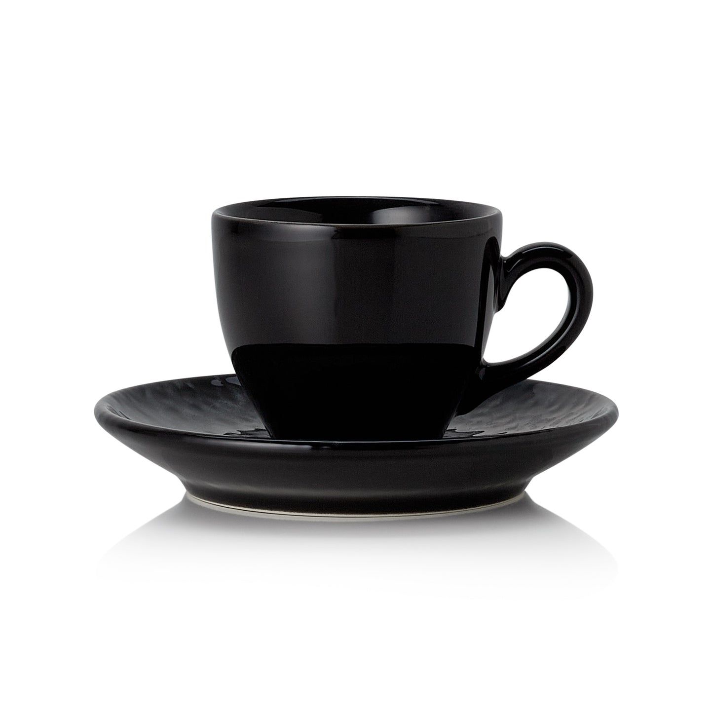 Espresso- und Untertasse Set VIDA NIGHT, 90 ml, Set á 6 Stück, night, Porzellan 