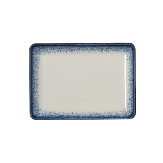 Teller Set VIDA MARINA, flach, 18 x 13 cm, Set á 6 Stück, marina, Porzellan 