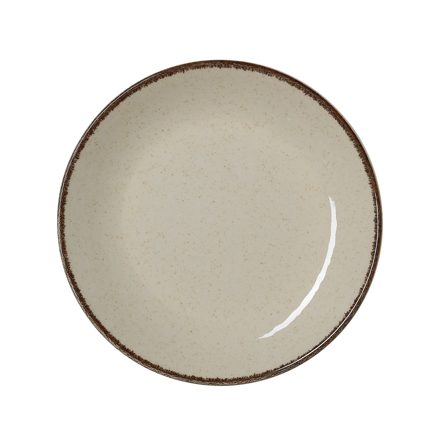 Teller Set SMILLA SAND, flach, Ø 21 cm, Set á 6 Stück, sand, Porzellan 