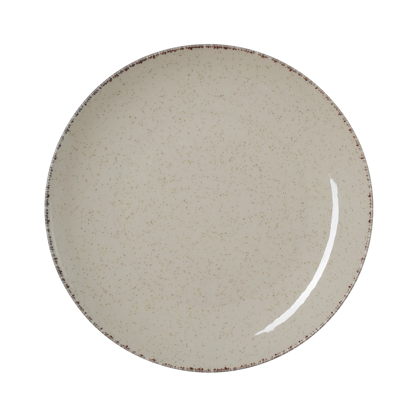 Teller Set SMILLA SAND, flach, Ø 25 cm, Set á 6 Stück, sand, Porzellan 