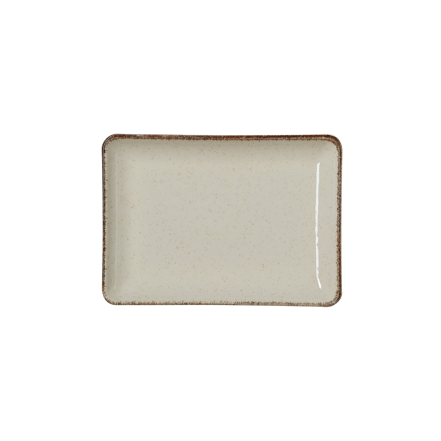 Teller Set SMILLA SAND, flach, 18 x 13 cm, Set á 6 Stück, sand, Porzellan 