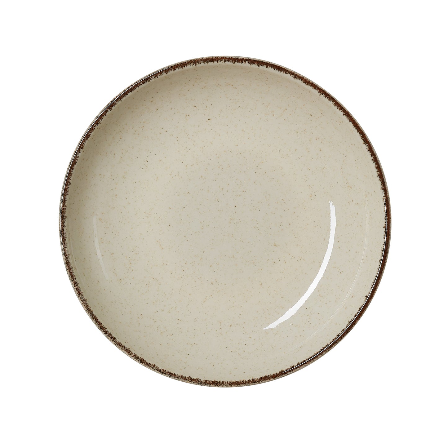 Teller Set SMILLA SAND, tief, Ø 21 cm, Set á 6 Stück, sand, Porzellan 
