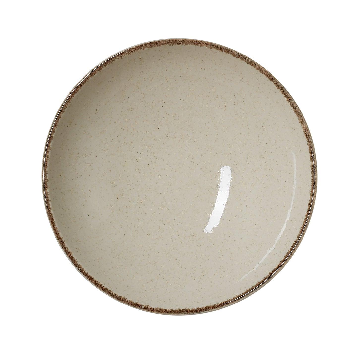 Schale Set SMILLA SAND, tief, Ø 24 cm, 1,3 ltr., Set á 6 Stück, sand, Porzellan 