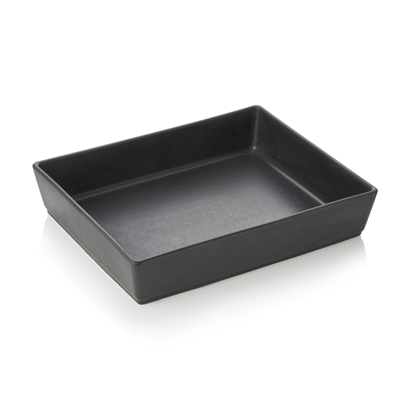 Buffetschale, 32 x 26,5 x 7 cm, schwarz, Porzellan  