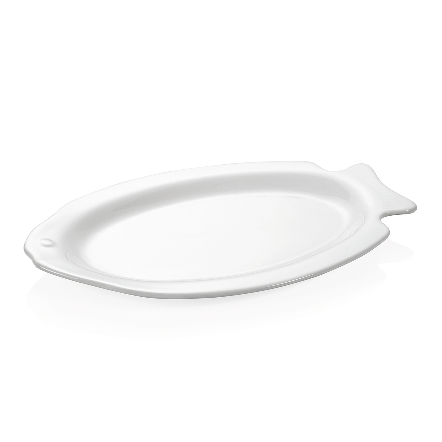 Fischteller Set, 37,5 x 25 cm, Set á 6 Stück, Porzellan  