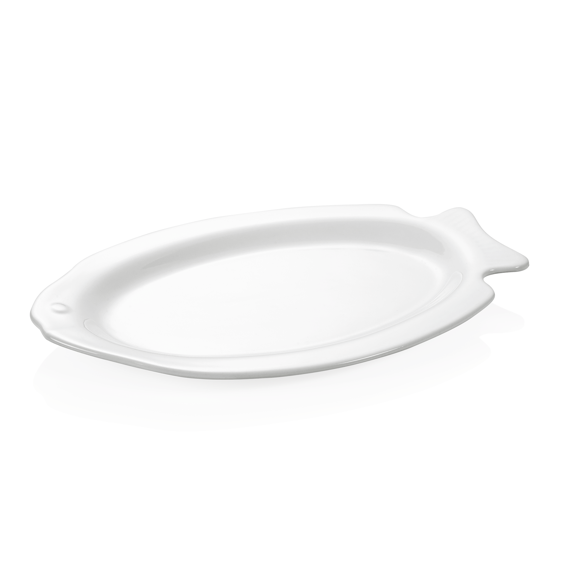 Fischteller Set, 37,5 x 25 cm, Set á 6 Stück, Porzellan  