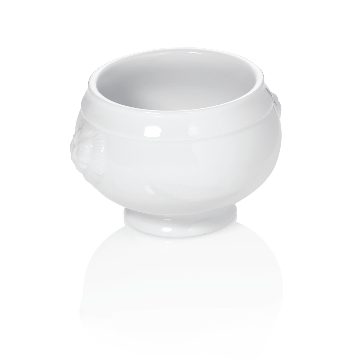 Löwenkopfterrine Set, Ø 13,5 cm, 0,5 ltr., Set á 6 Stück, Porzellan  