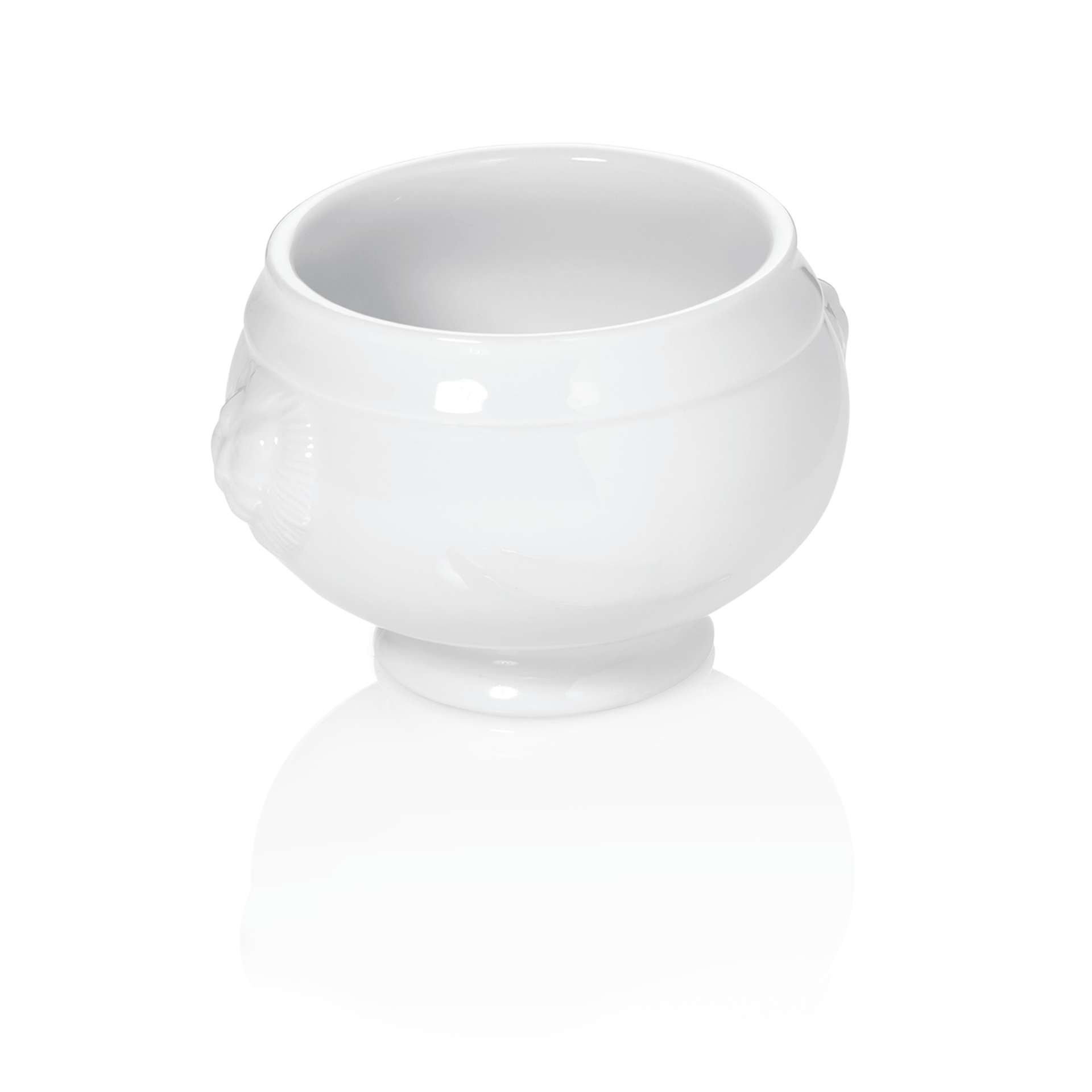 Löwenkopfterrine Set, Ø 13,5 cm, 0,5 ltr., Set á 6 Stück, Porzellan  