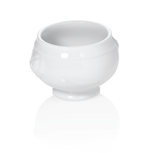 Löwenkopfterrine Set, Ø 13,5 cm, 0,5 ltr., Set á 6 Stück, Porzellan  