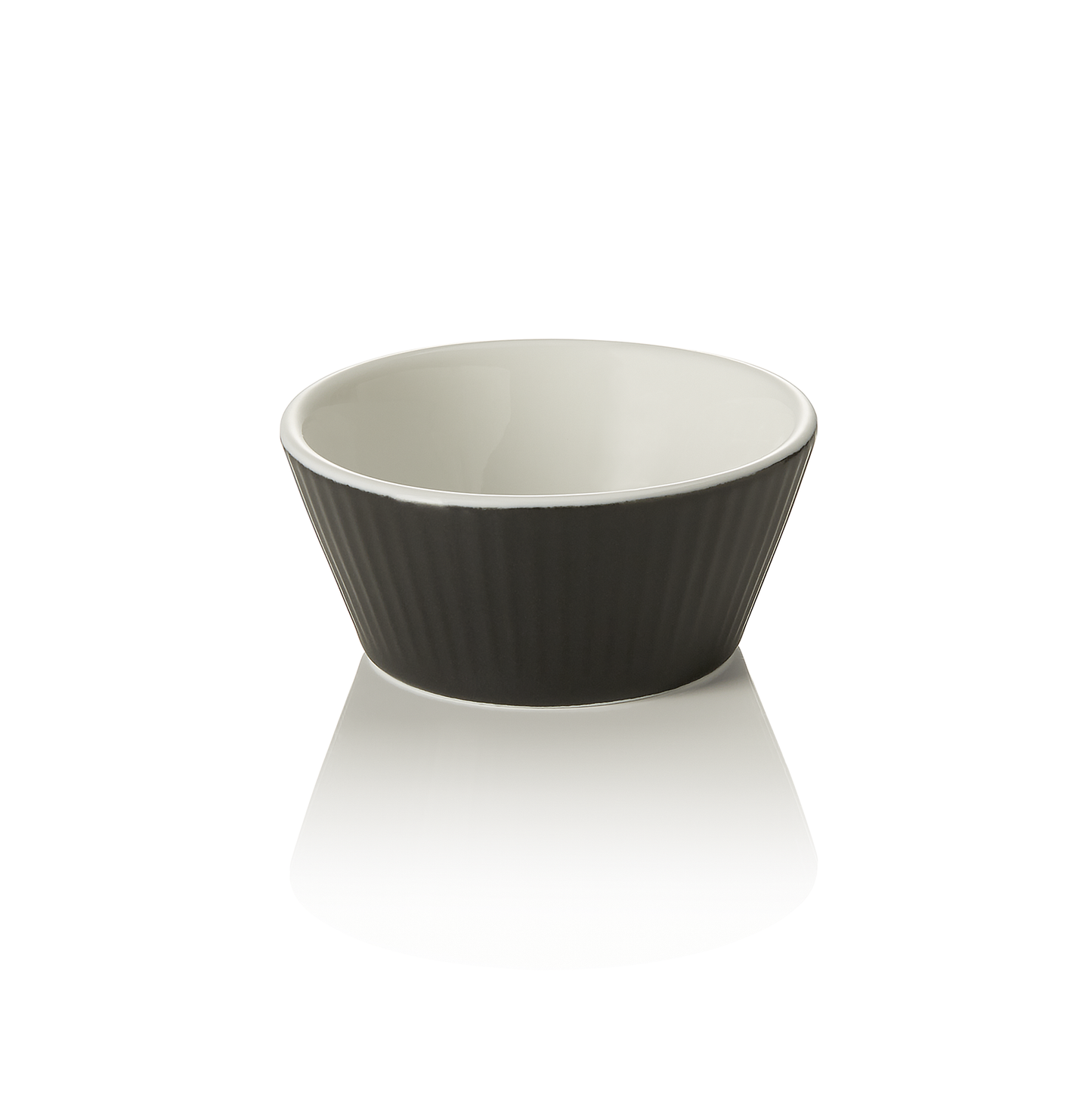 Ragout Fin Set, Ø 7 cm, 100 ml, schwarz, Set á 6 Stück, Porzellan 